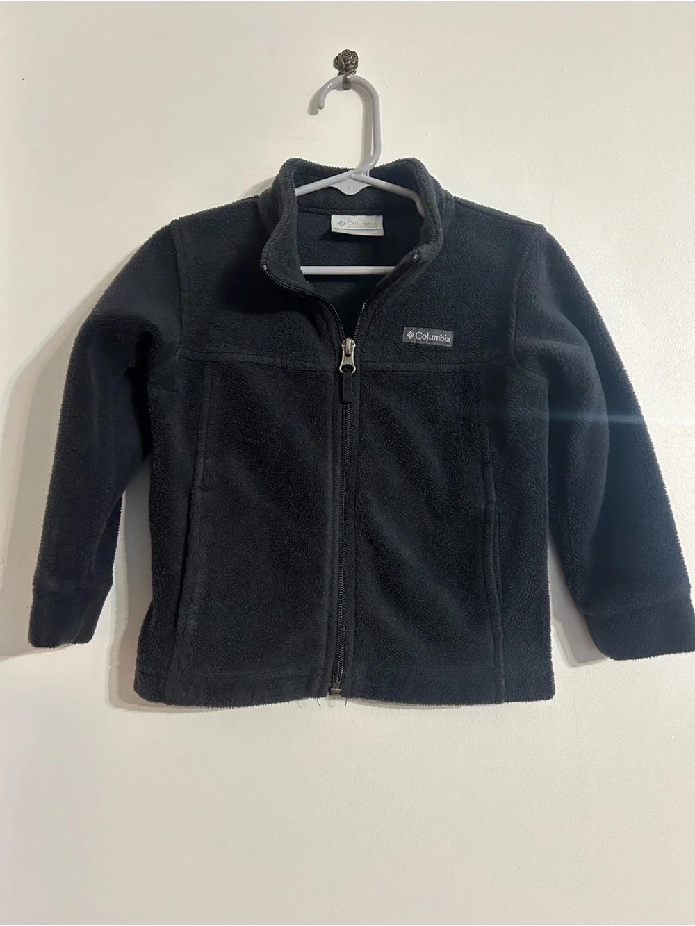 Columbia Black Kids Full-Zip Fleece Jacket